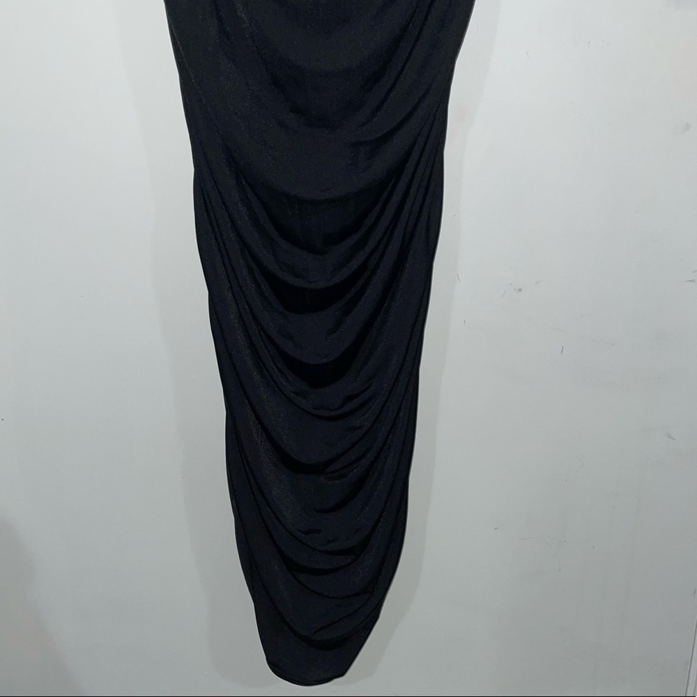 Plus Ruched Side Maxi Dress - Picture 4 of 5